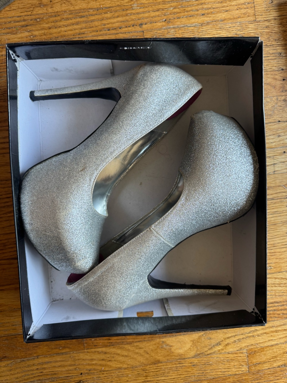 PLEASER GLITTER PLATFORMS